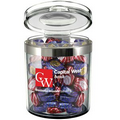 Small Circle Acrylic Canister (24 Oz.)